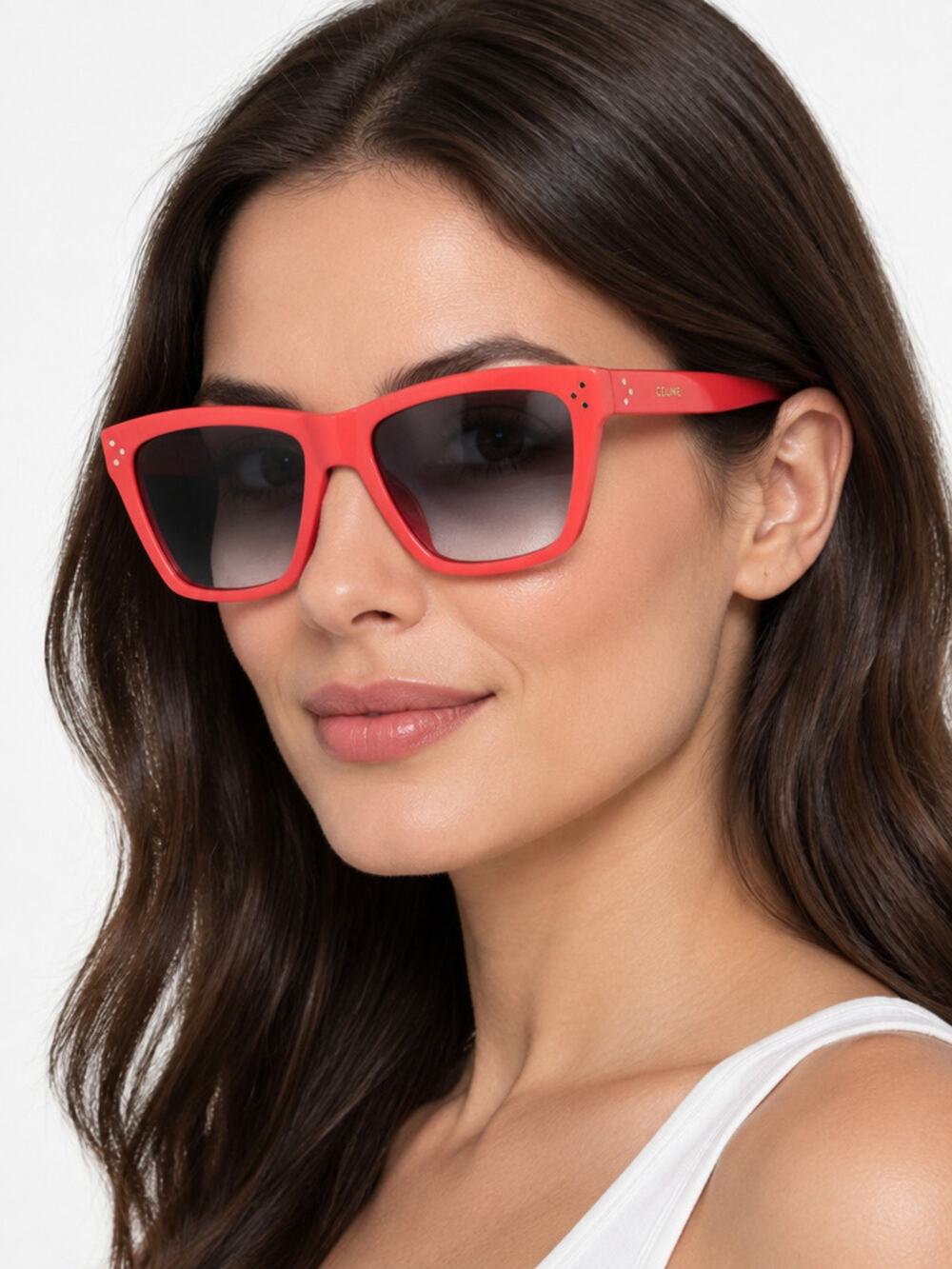 NEW Celine CL40256I 66B Opal Raspberry Sunglasses Authentic